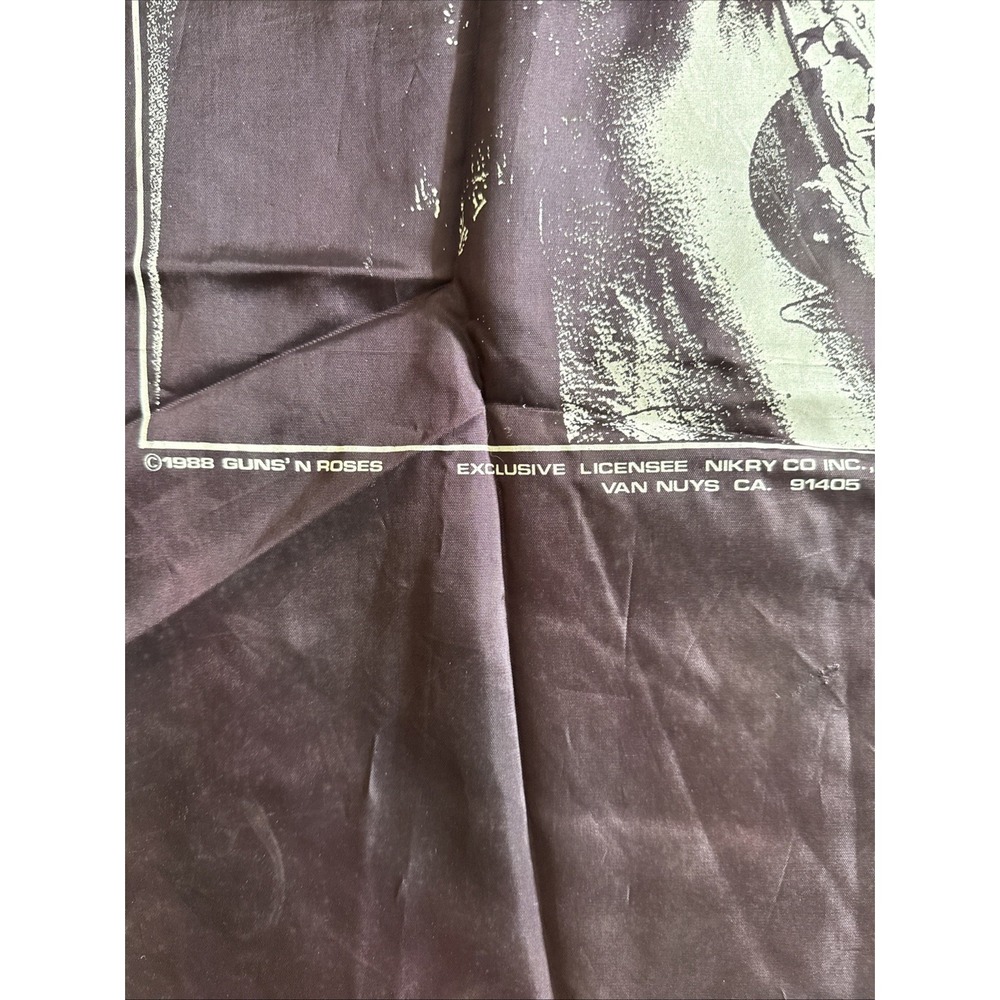Vintage GUNS N AND ROSES Banner FLAG Tapestry WALL HANGING Poster AXL Slash 1988 - Picture 15 of 16